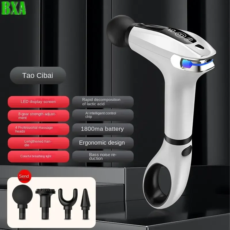 Electric Massage Gun Deep Tissue - Массажный пистолет-стик с удлиненной ручкой, электрический
