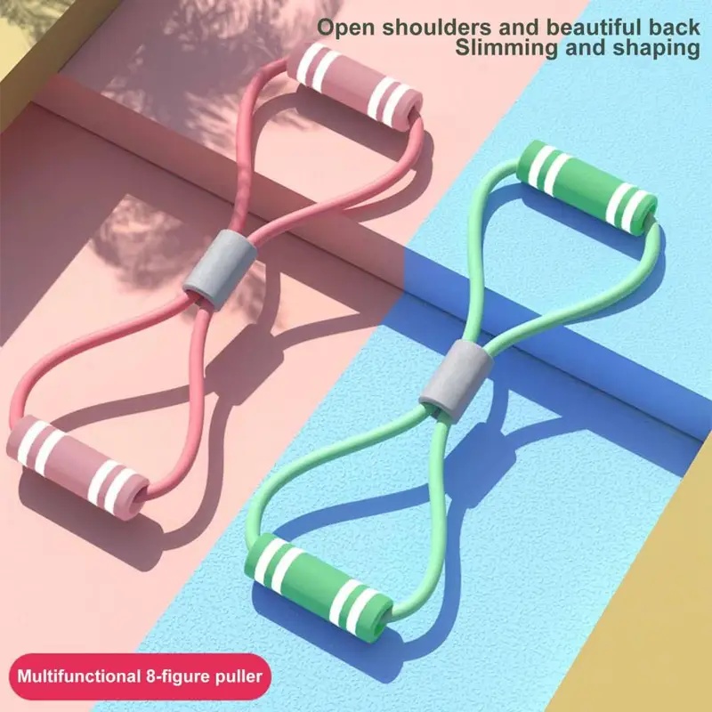 Resistance Bands Set With Handles - Эластичная лента для фитнеса с ручкой,