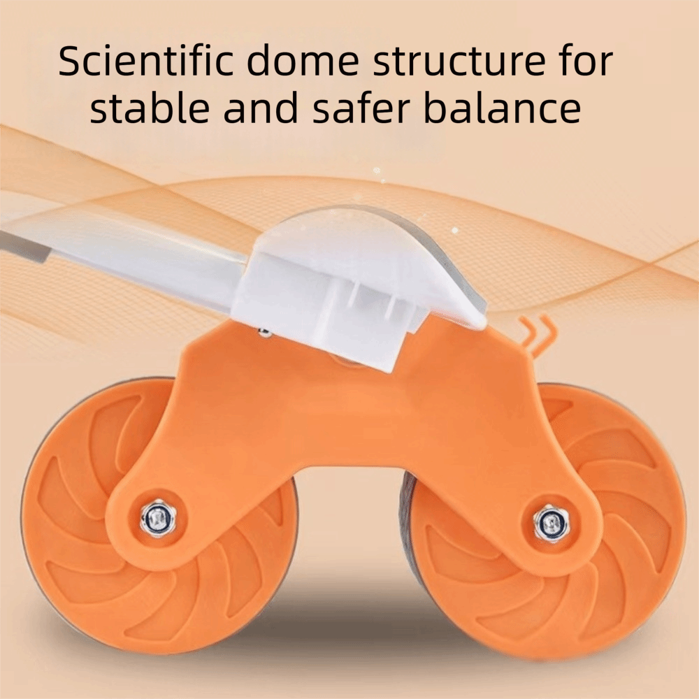 Ab Roller Wheel With Elbow Support - Стальной ролик для пресса с автоматическим