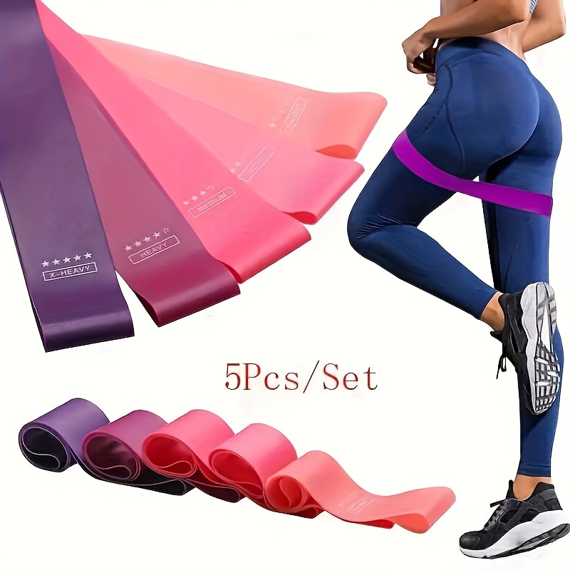Pilates Bar Kit With Resistance Bands - Набор цветных лент из 5 предметов