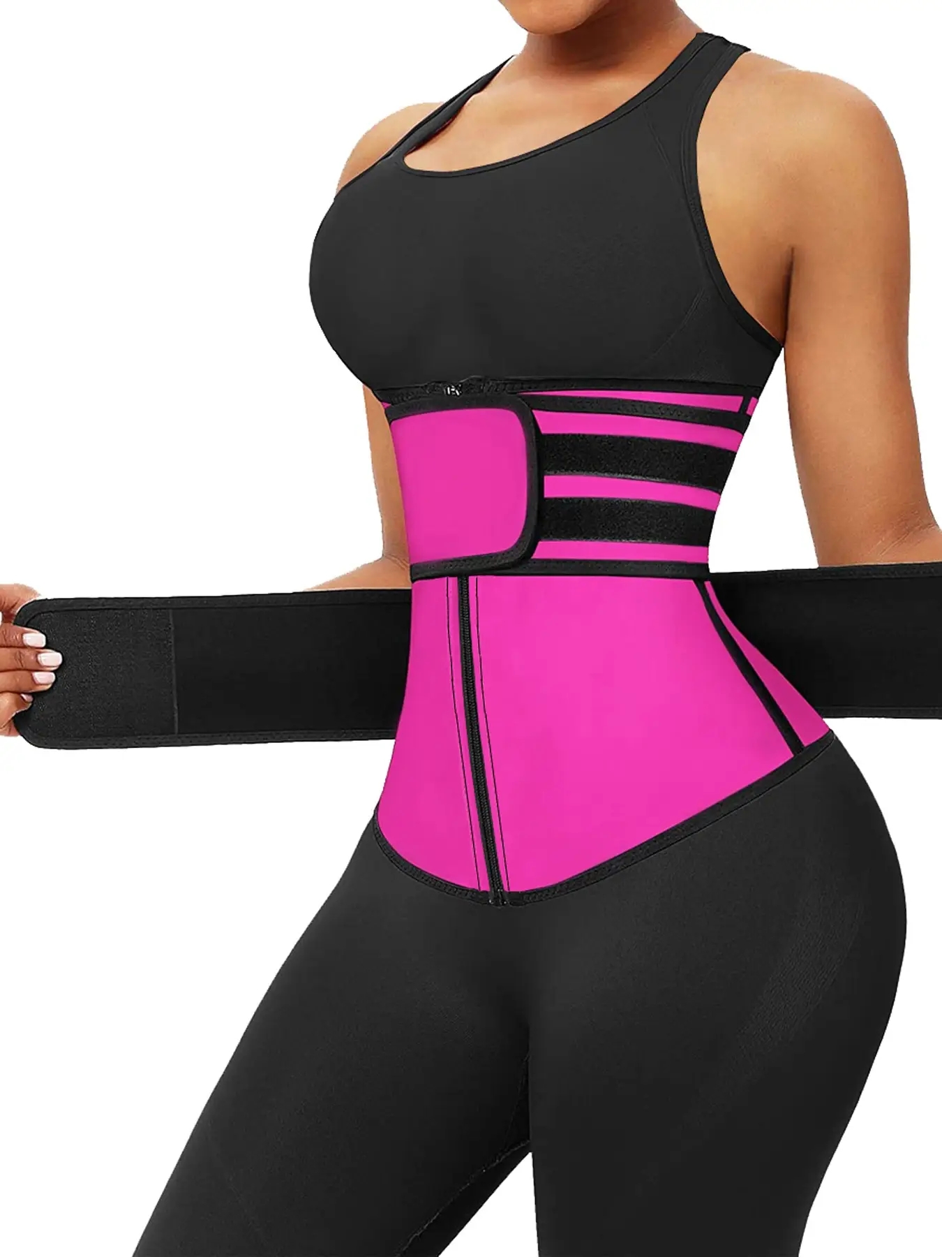 Sweat Waist Trainer Belt Neoprene - Неопреновый тренажер для талии, пояс-триммер для