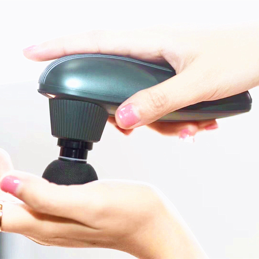 Electric Massage Gun Deep Tissue - Миниатюрный белый вибромассажер для глубокого массажа