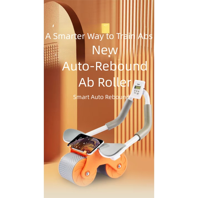 Ab Roller Wheel With Elbow Support - Тренажер для пресса с автоматическим возвратом