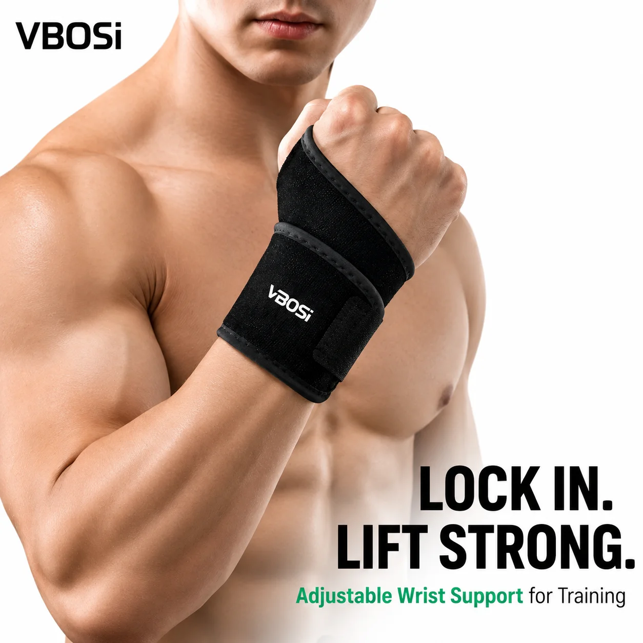 Wrist Wraps Weightlifting Support - Регулируемый бандаж для запястья VBSOi с