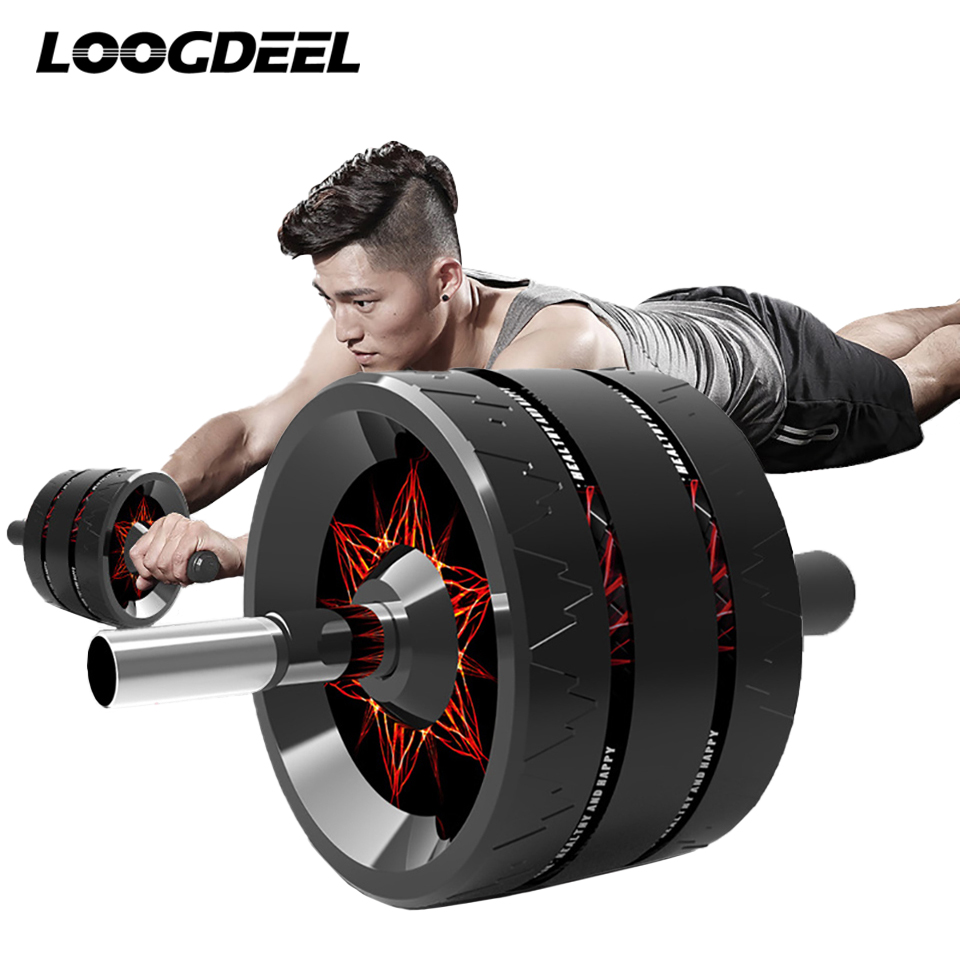 Ab Roller Wheel With Elbow Support - LOOGDEEL брюшной колесо домашнего спортзала Фитнес