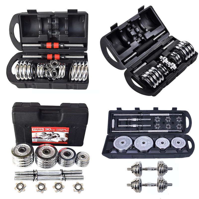 Adjustable Dumbbell Pair 40Kg - 2026 Прямая продажа с завода: Набор