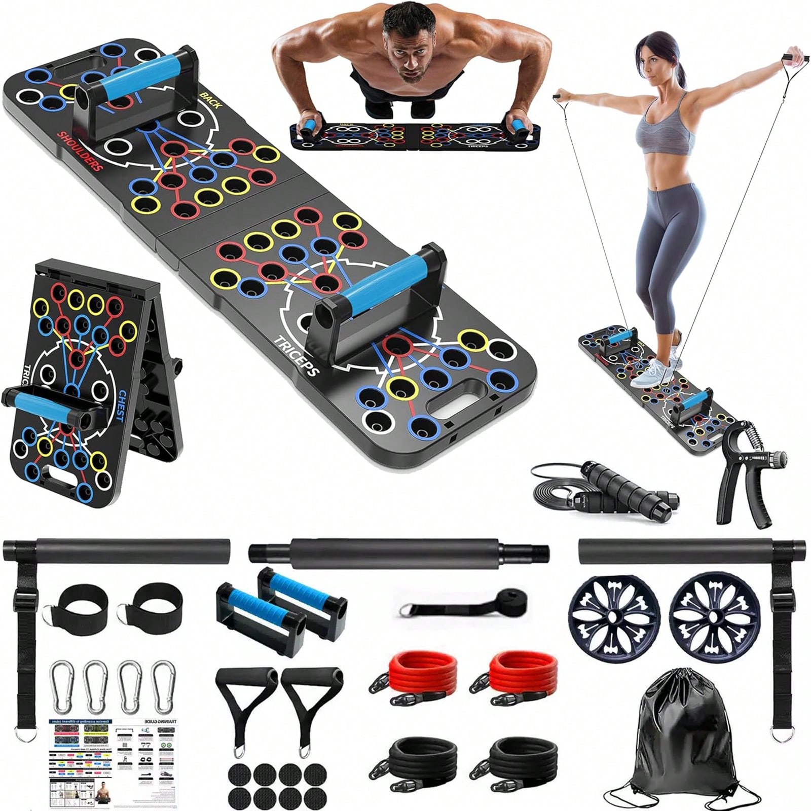 Складная система для отжиманий – обзор и цена Push Up Board Foldable Multi Function
