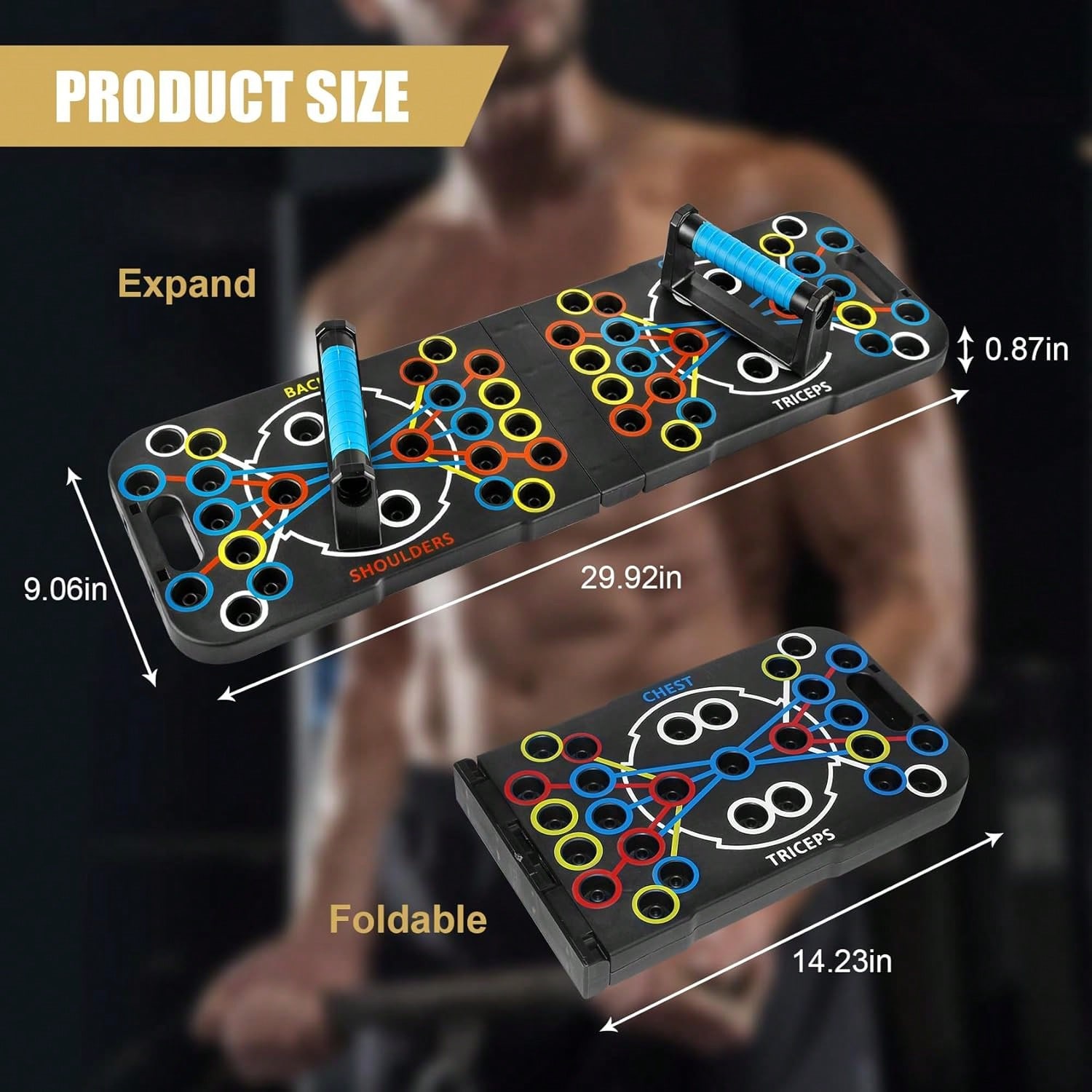 Складная система для отжиманий – обзор и цена Push Up Board Foldable Multi Function
