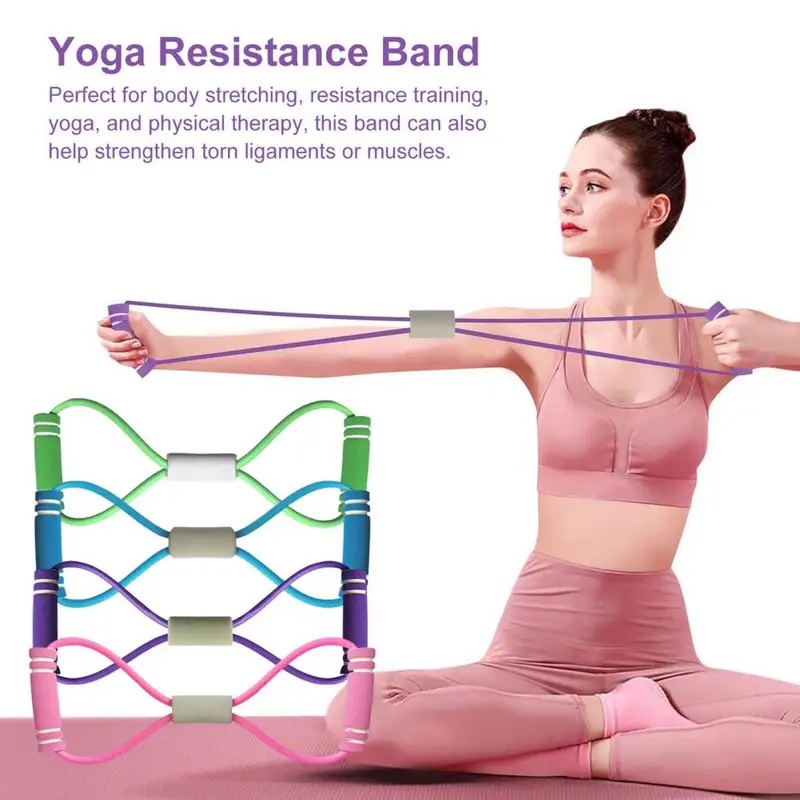 Эластичная лента для фитнеса с – обзор и цена Resistance Bands Set With Handles