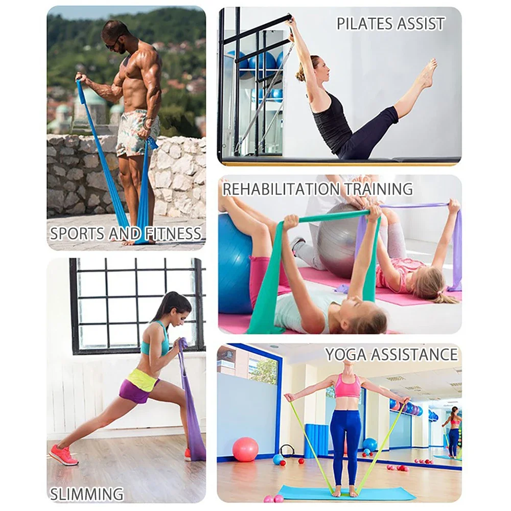 Эластичная резиновая лента для – обзор и цена Pilates Bar Kit With Resistance Bands