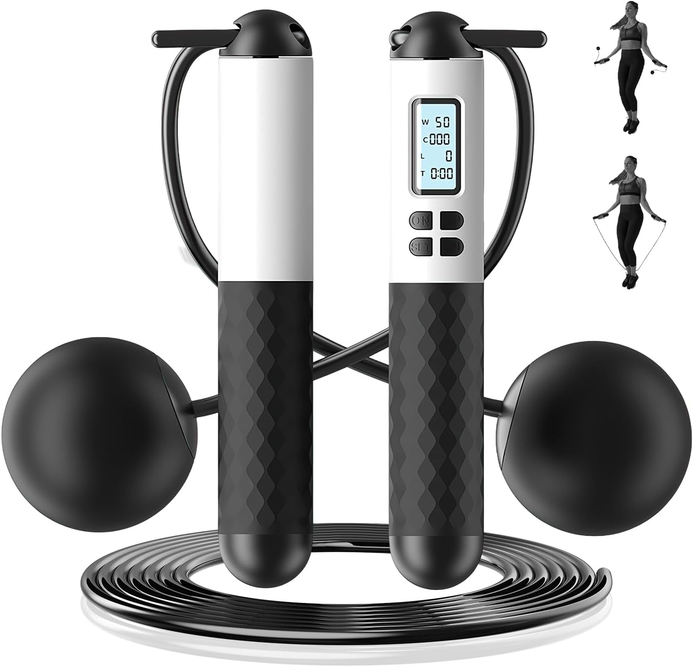 Беспроводная скакалка 6 см со  – обзор и цена Smart Jump Rope Digital Counter