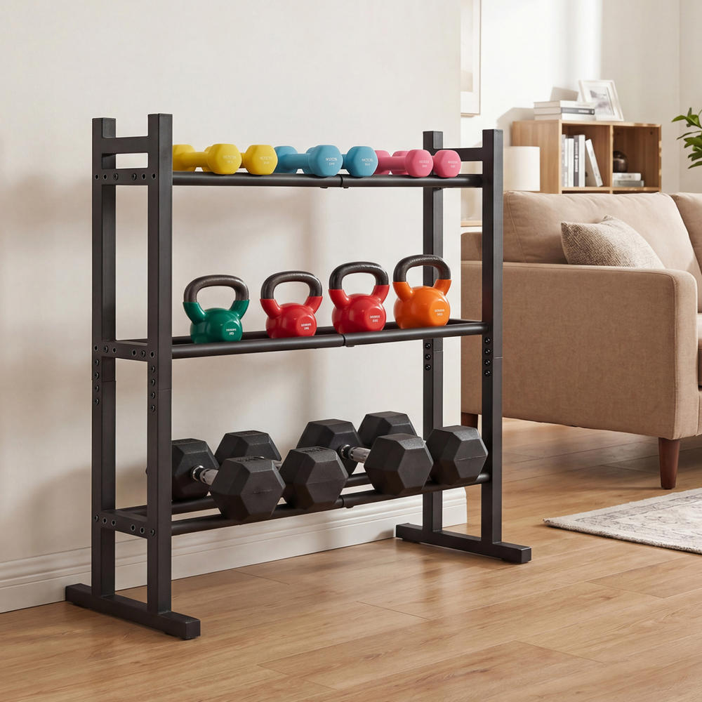 Усиленная 3-ярусная стойка для – обзор и цена Fitness Equipment