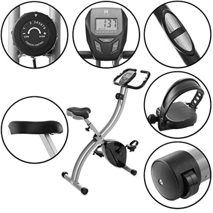 Велотренажер для дома - складн – обзор и цена Exercise Bike Magnetic Resistance