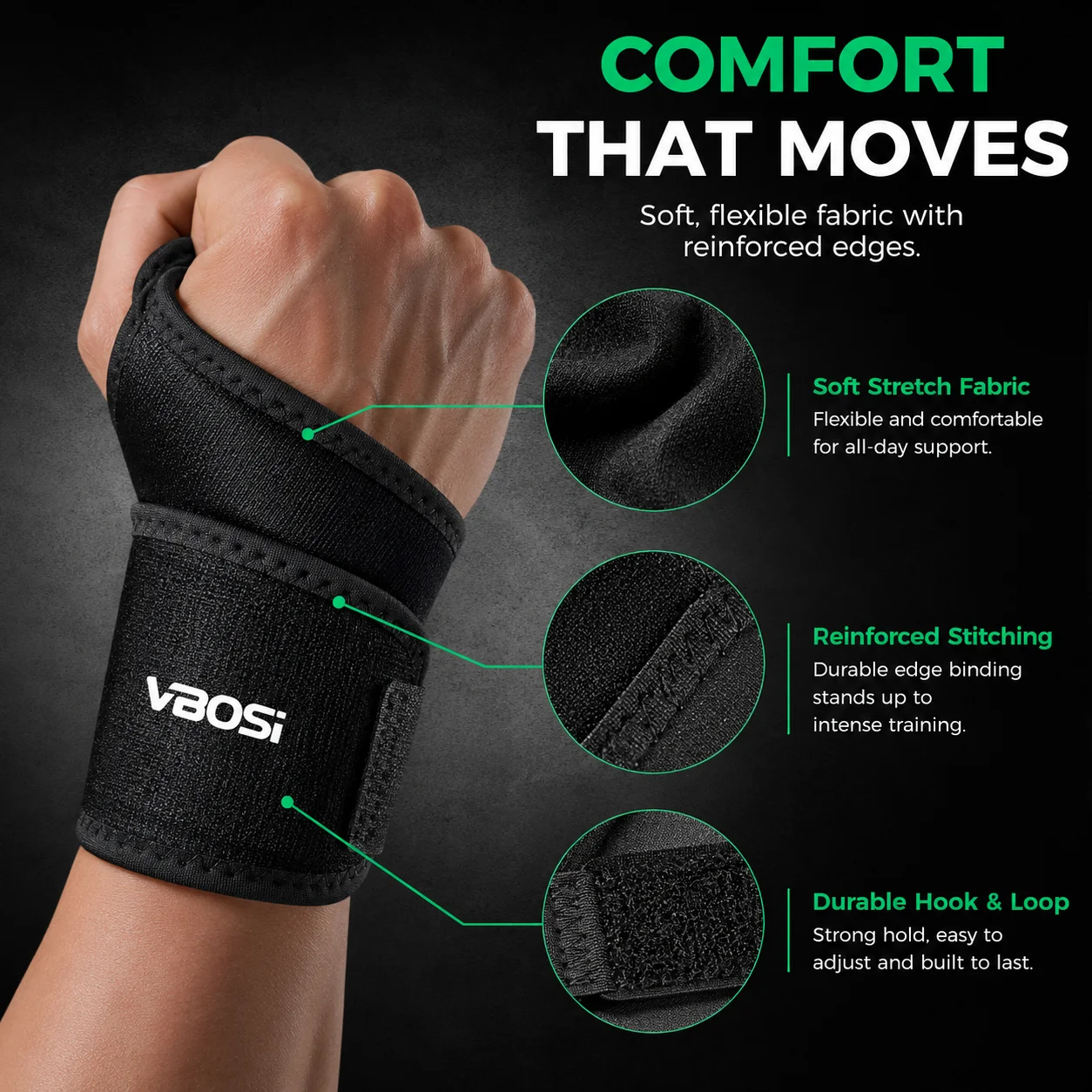 Регулируемый бандаж для запяст – обзор и цена Wrist Wraps Weightlifting Support