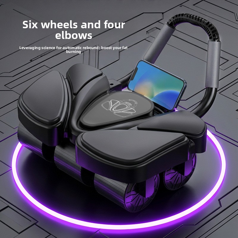 Портативный 6-колесный цифрово – обзор и цена Ab Roller Wheel With Elbow Support