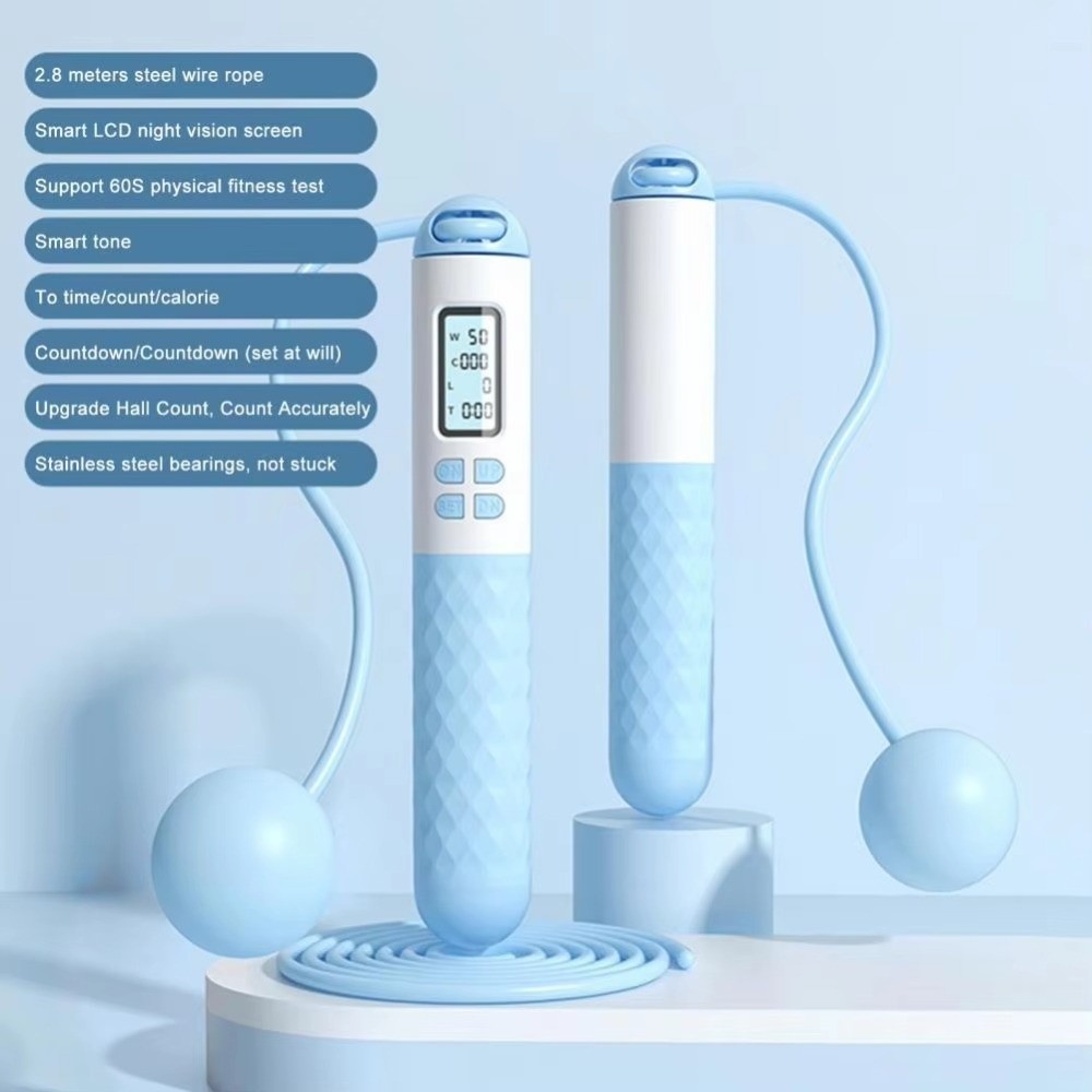 Беспроводная скакалка без шнур – обзор и цена Smart Jump Rope Digital Counter