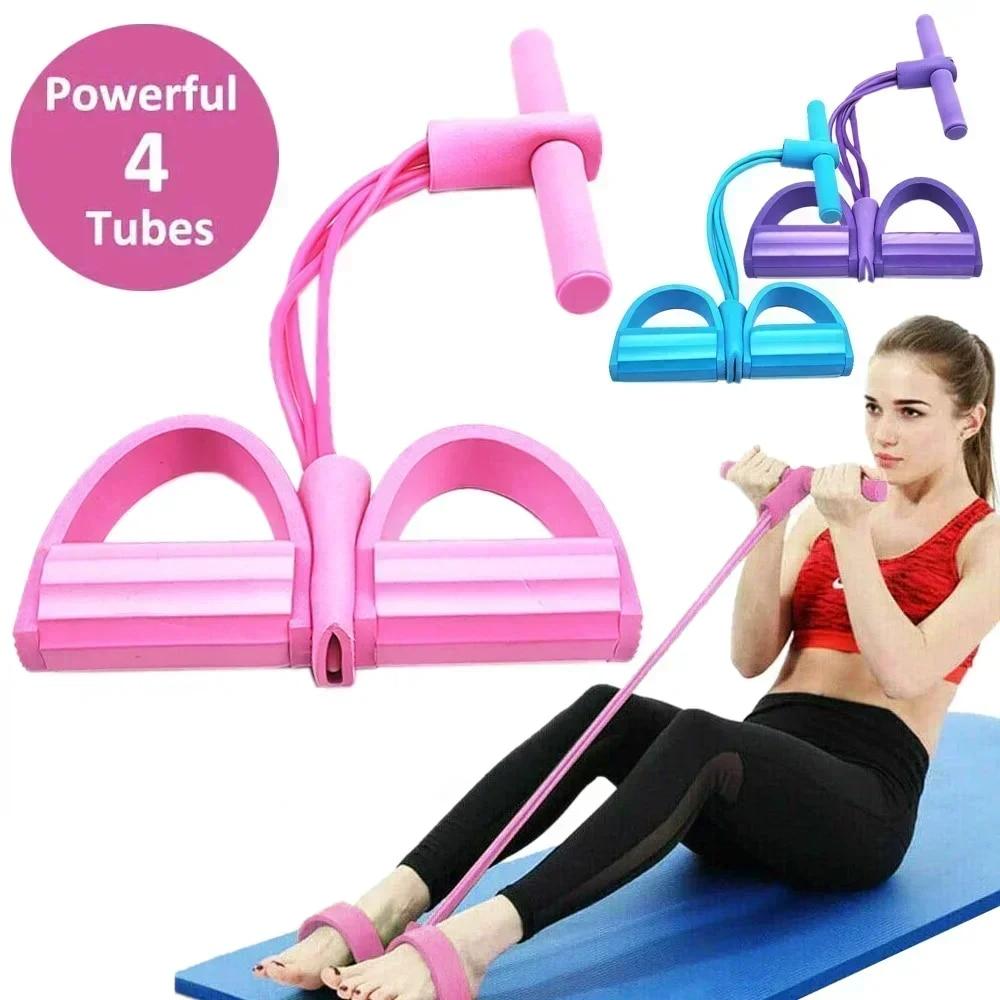 4/6-уровневая эластичная лента – обзор и цена Pilates Bar Kit With Resistance Bands